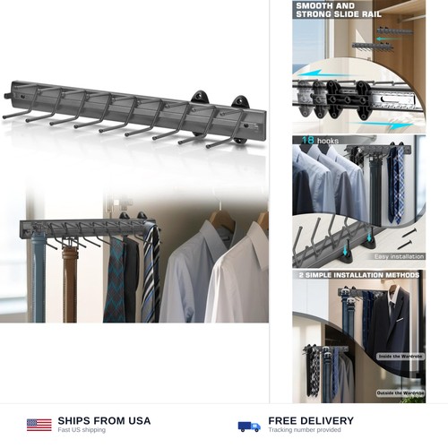 Pull out tie - , hanger
