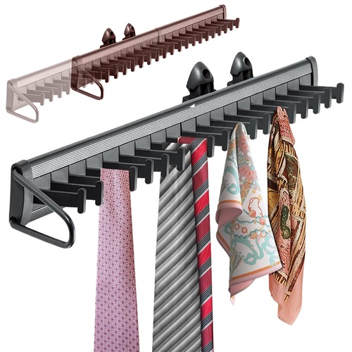 Sliding tie rack side - sliding,